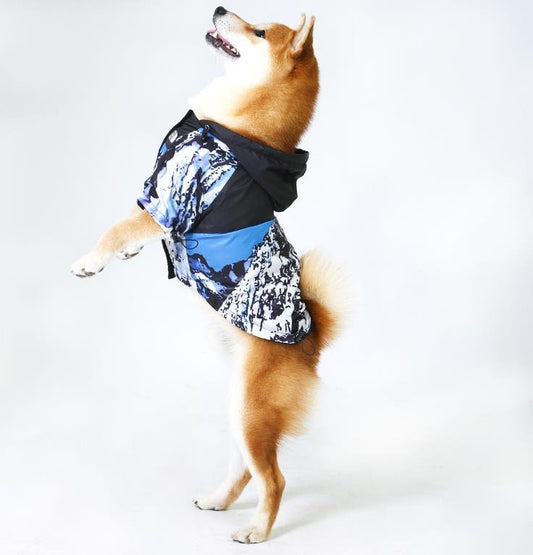 Coupe-vent imperméable pour chien – Veste légère style aventure | Bleu, S à 5XL - Furlo