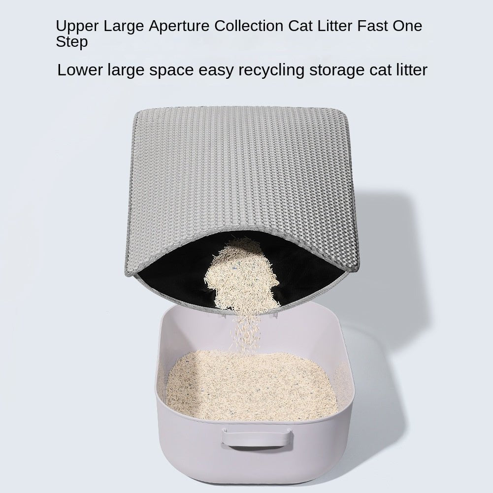Tapis de Litière Double Couche EVA Antidérapant pour Chat – Filtre Granulés - Furlo9169631DFFC94993A7F8CD8A978C7A0C