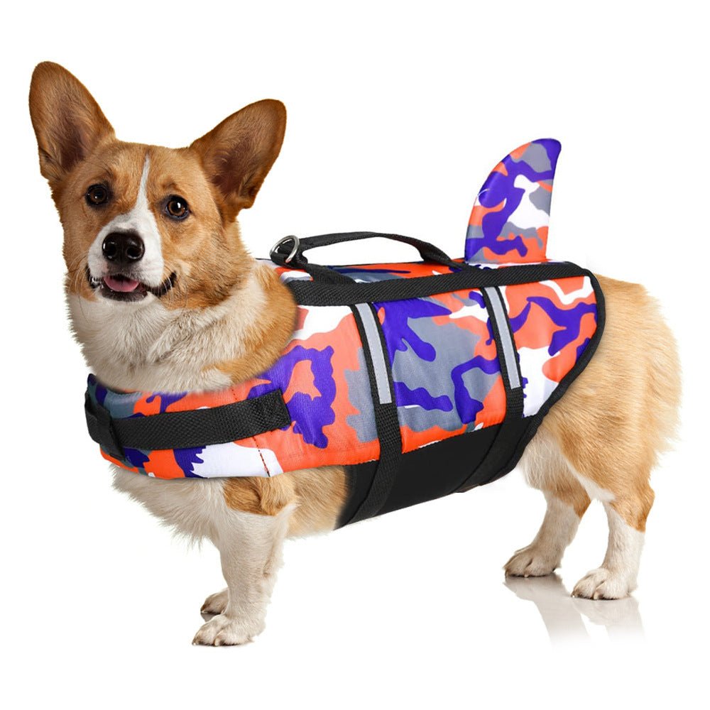 Gilet de Sauvetage pour Chien – Motif Requin Camouflage | XS à 2XL - Furlo