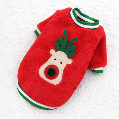 Manteau de Noël en Polaire pour Chien et Chat – Chaud & Adorable - Furlo