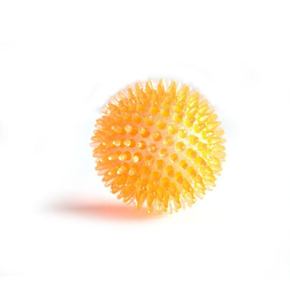 Balle à Picots Sonore pour Chien – Mastication TPR 9 cm | Bleu, Orange, Vert - Furlo