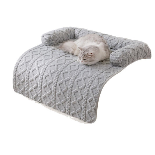 Tapis Lit Hiver Épais Imperméable pour Chien et Chat – Peluche Antidérapante