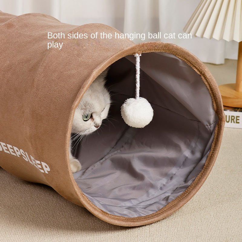 Tunnel de Jeu Cache-Cache pour Chat – Jouet Interactif Toutes Saisons - FurloEFE85353585146C7BC6946A9380BF8E6