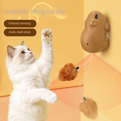Jouet Interactif Capybara pour Chat – Balle Automatique Capteur de Mouvement - Furlo