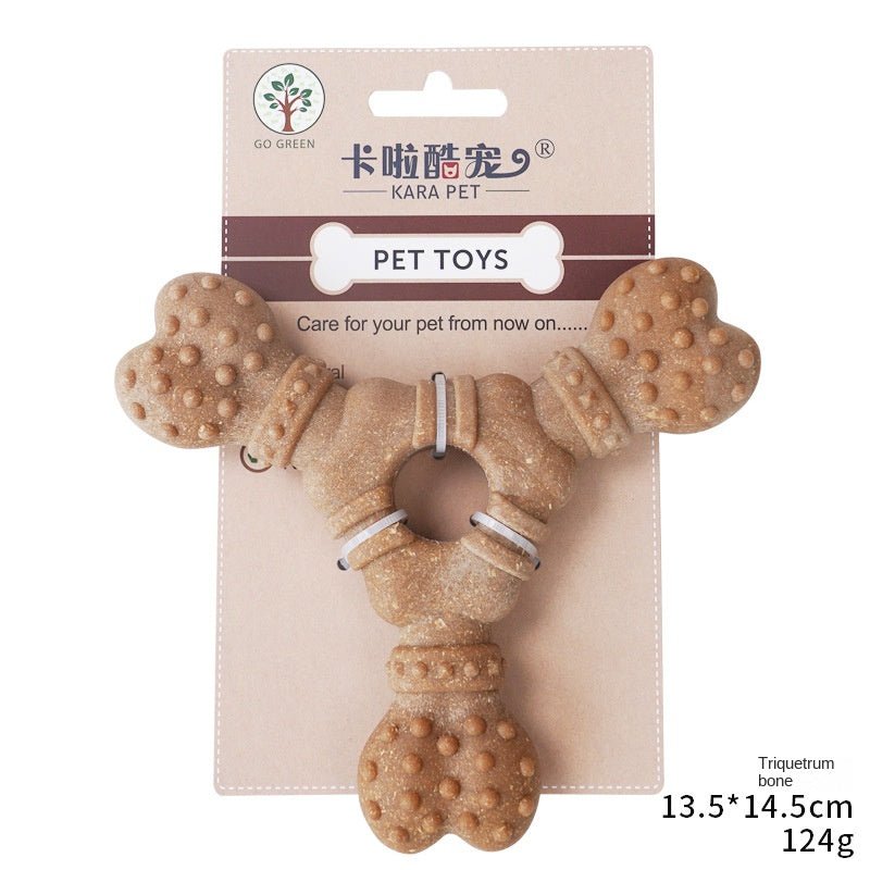 Jouet à mâcher en forme d'os pour chien — Nettoyage des dents & Divertissement - Furlo