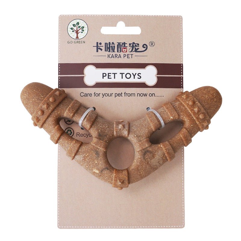 Jouet à mâcher en forme d'os pour chien — Nettoyage des dents & Divertissement - Furlo