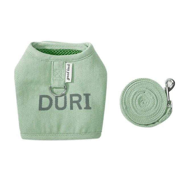 Harnais & Laisse Ajustable pour Chat & Lapin – Canvas Respirant | Tailles S à XL | 4 Coloris - Furlo