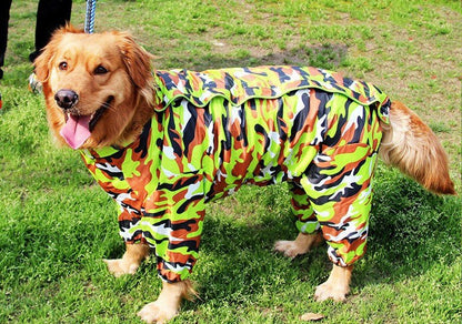 Imperméable 4 pattes pour grand chien – Veste de pluie imperméable | 8 coloris, tailles 22 à 30 - Furlo