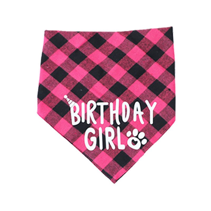 Kit Anniversaire pour Animal – Chapeau et Foulard Triangle Mignon - Furlo