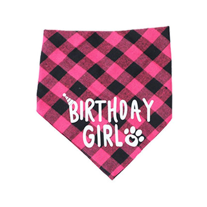 Kit Anniversaire pour Animal – Chapeau et Foulard Triangle Mignon - Furlo
