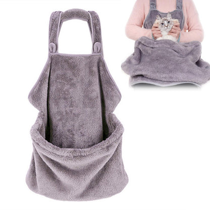 Tablier Peluche Anti-Poils pour Animal – Bavoir Confortable avec Grande Poche - Furlo261F7F3107E1439AA876BAEB64BAF68B