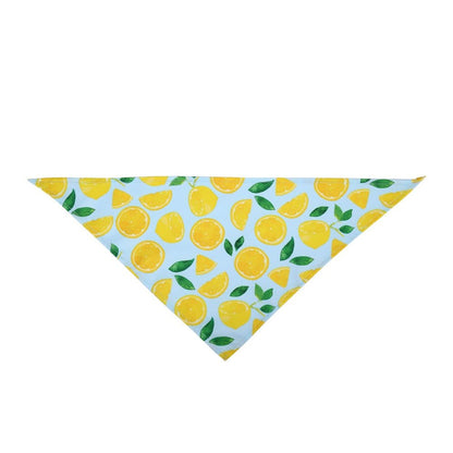 Bandana Imprimé Fruits pour Chien & Chat – Foulard Coton Ajustable | Tailles S & M - Furlo
