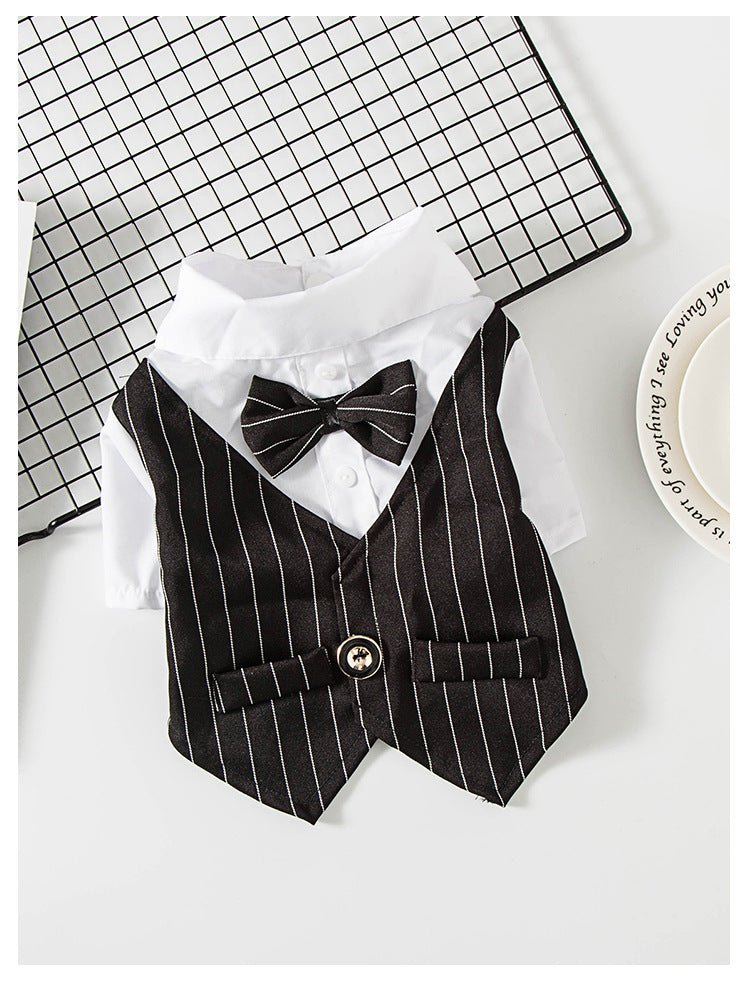 Costume de Mariage pour Chien – Tenue Chic Printemps Été - Furlo