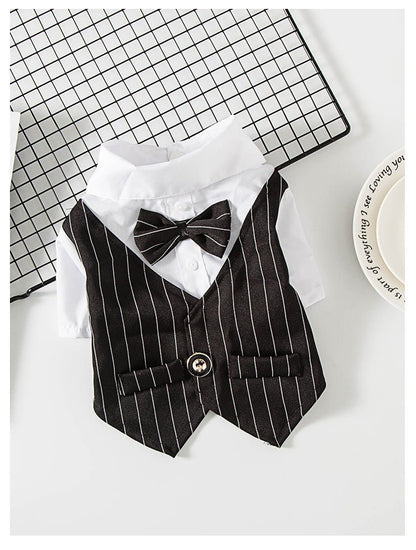 Costume de Mariage pour Chien – Tenue Chic Printemps Été - Furlo