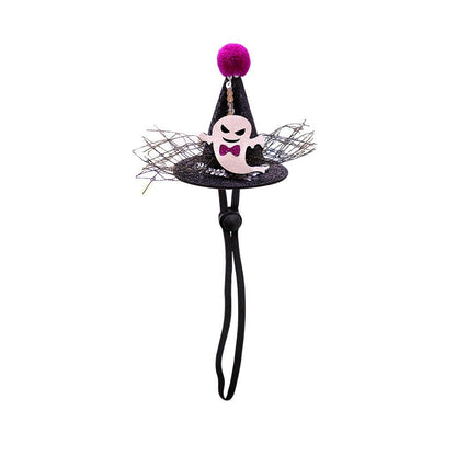 Mini Chapeau Halloween Ajustable pour Chat & Chien – Tissu Tissé Main | Style Britannique - Furlo