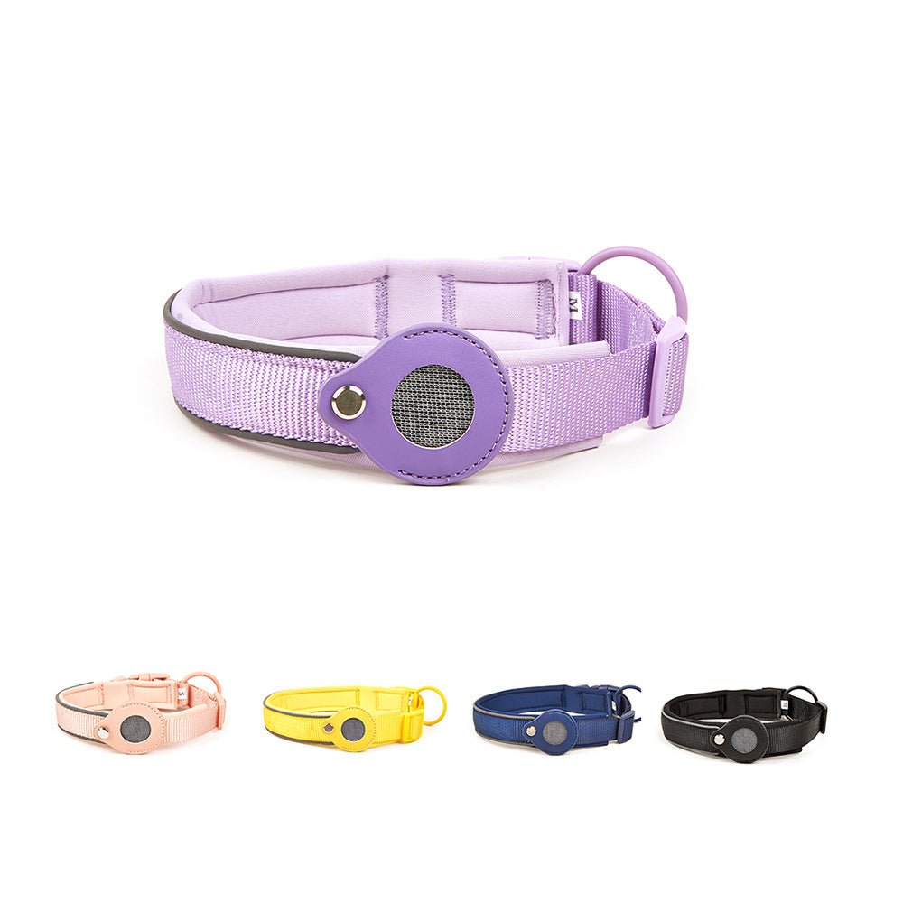 Collier Porte-Localisateur GPS pour Chien Compatible Apple AirTag – Anti-Perte Réglable - Furlo8DCD0585111E4A5D8CC738DA5C6051B7