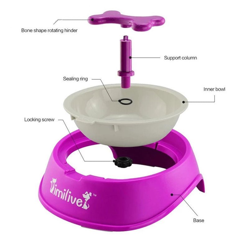 Gamelle Anti-Glouton pour Chien en Forme d’Os – Mange Lentement, Antidérapante - Furlo23D5777770B64C3B9C0D3B84E4802579