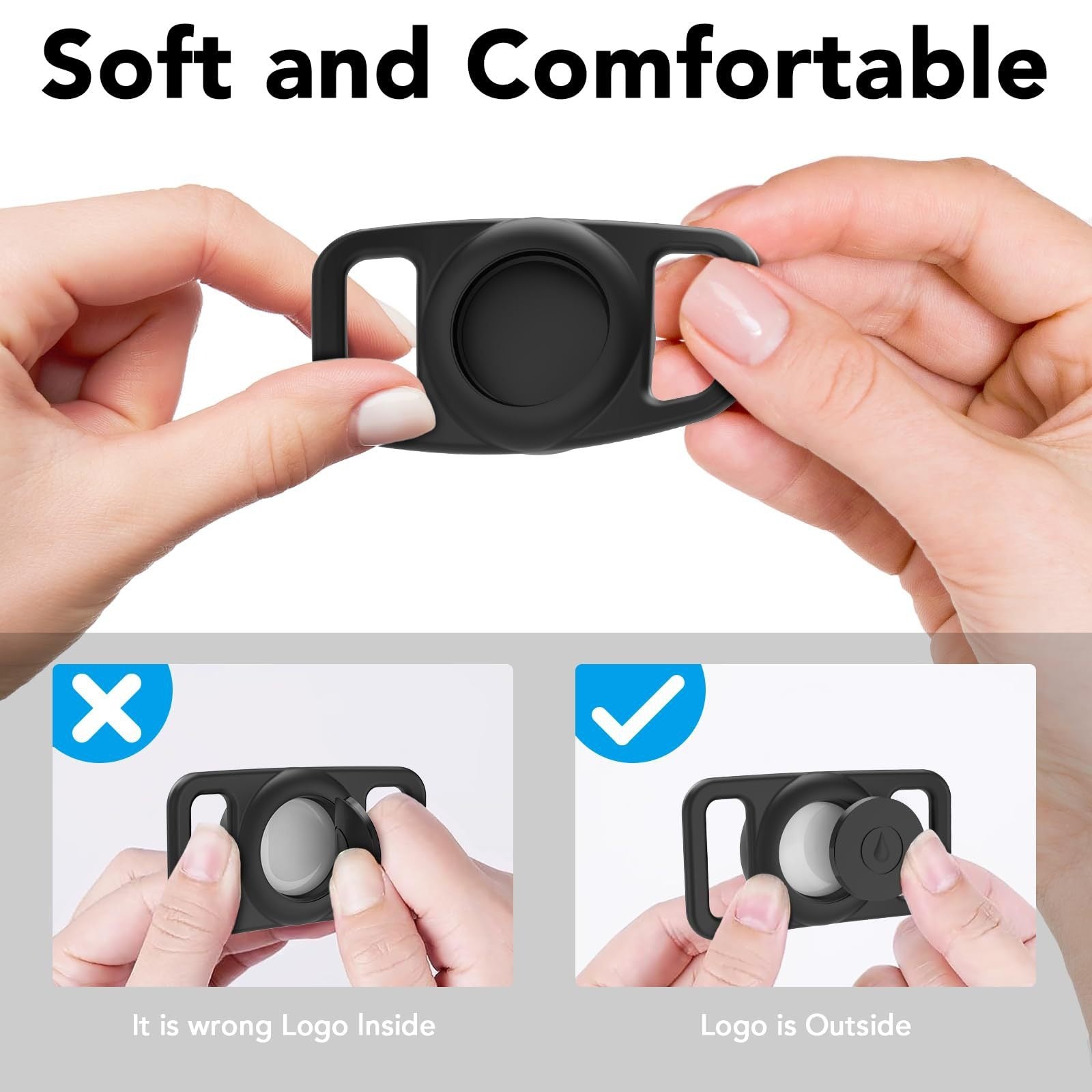 Coque de Protection Silicone Imperméable pour Apple AirTag – Localisateur Animal Anti-Perte - Furlo4ABE89BF9F1C46D484E9F061B0A5EFFA
