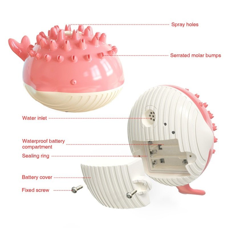 Jouet Crocodile Flottant pour Chien – Jet d'Eau, Couinant & Nettoyage Dentaire - Furlo