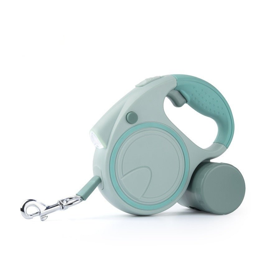 Laisse Rétractable Automatique 5m pour Chien – ABS+TPR avec Lampe Torche - Furlo