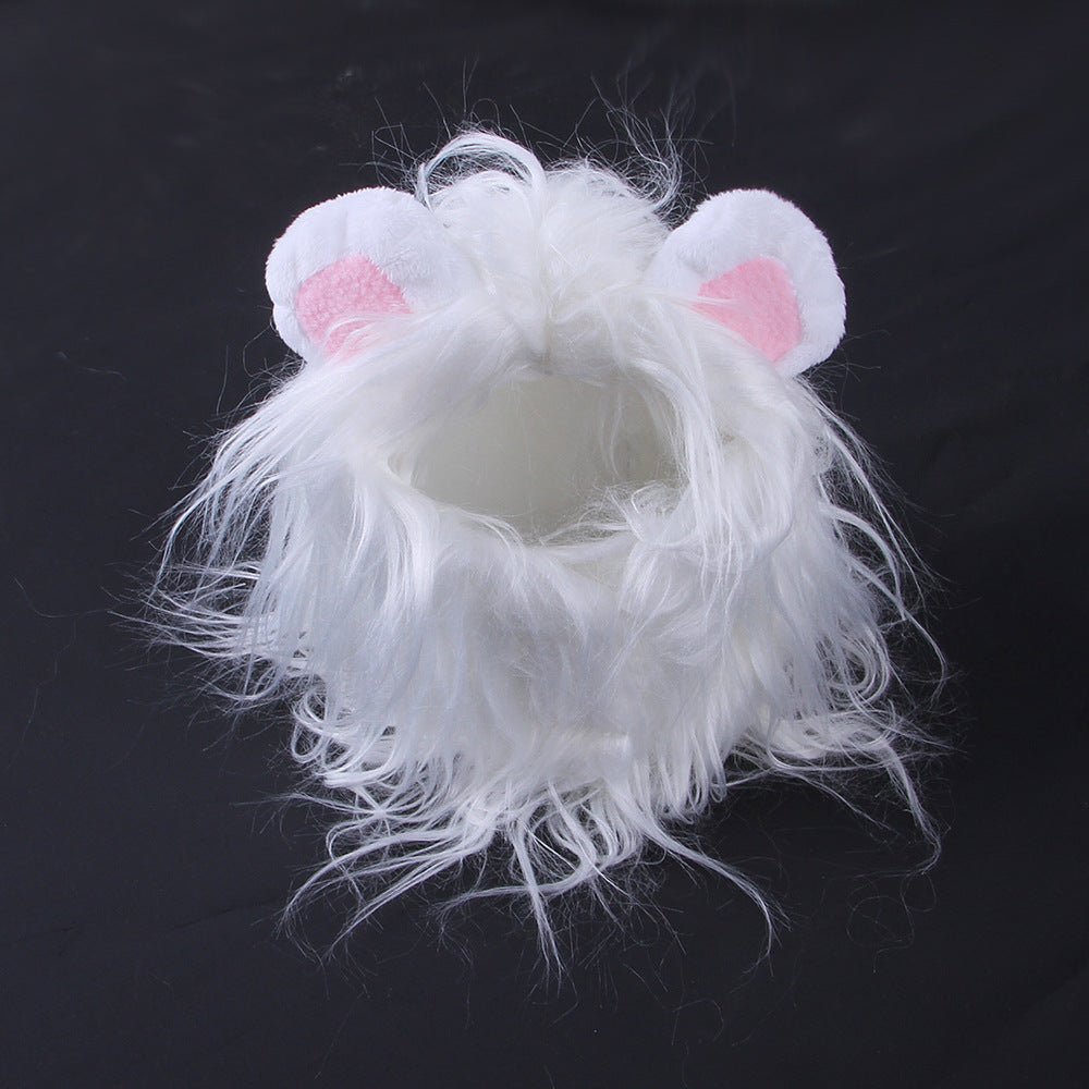 Coiffe Perruque Lion pour Chat & Chien – Déguisement Costume Tissu | Photo & Fête - Furlo