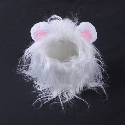 Coiffe Perruque Lion pour Chat & Chien – Déguisement Costume Tissu | Photo & Fête - Furlo