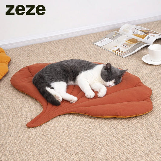 Coussin Feuille pour Chat et Chien – Doux & Résistant aux Morsures - Furlo