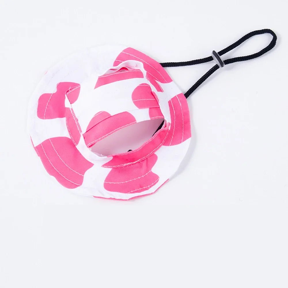 Chapeau Bob Soleil Ajustable pour Petit Chien et Chat – Trous Oreilles S M L - Furlo