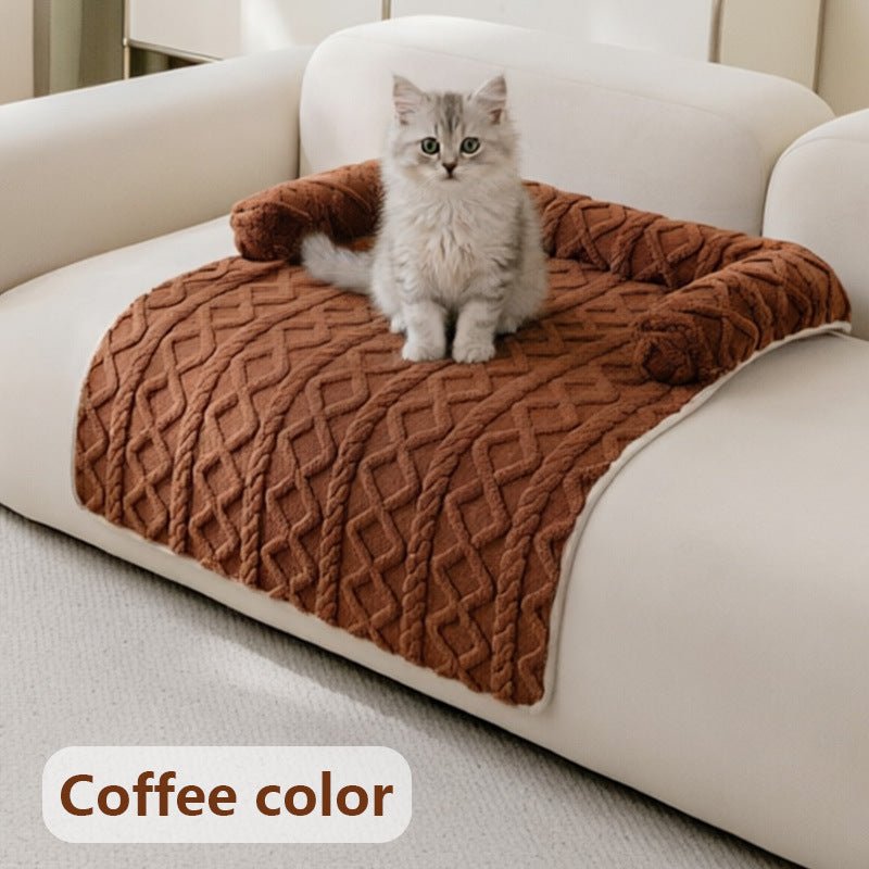 Tapis Lit Hiver Épais Imperméable pour Chien et Chat – Peluche Antidérapante