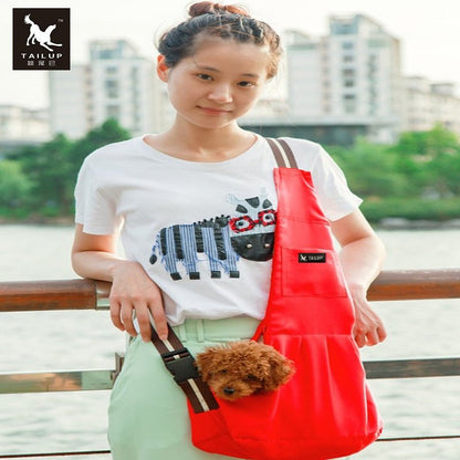 Sac de Transport Écharpe pour Petit Chien et Chat – Anti-Vent & Mains Libres - Furlo