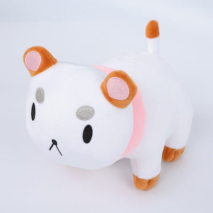 Peluche Abeille & Chiot pour Chat – Coussin Doudou en Peluche Courte | Coton PP - Furlo