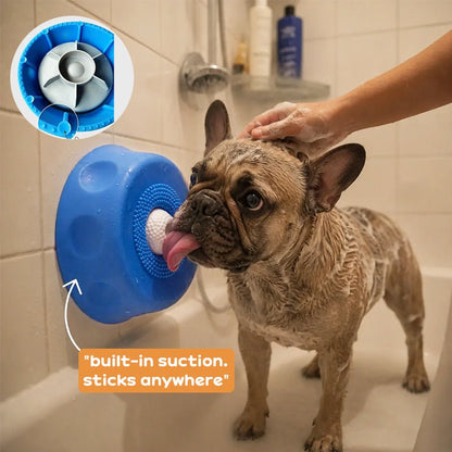 Bol lécheur anti-glouton pour chien — Balle roulante & Ventouse antidérapante - Furlo
