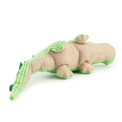 Peluche Couinante Crocodile pour Chien – Jouet Sonore Doux 38 cm - Furlo