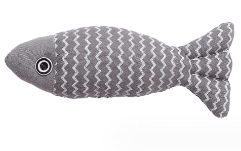 Poisson en Lin avec Herbe à Chat – Jouet Peluche pour Chat - Furlo