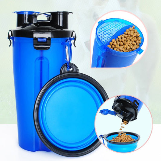 Gourde & Gamelle Portable 2-en-1 pour Chien et Chat – Idéale Voyage & Balade - Furlo