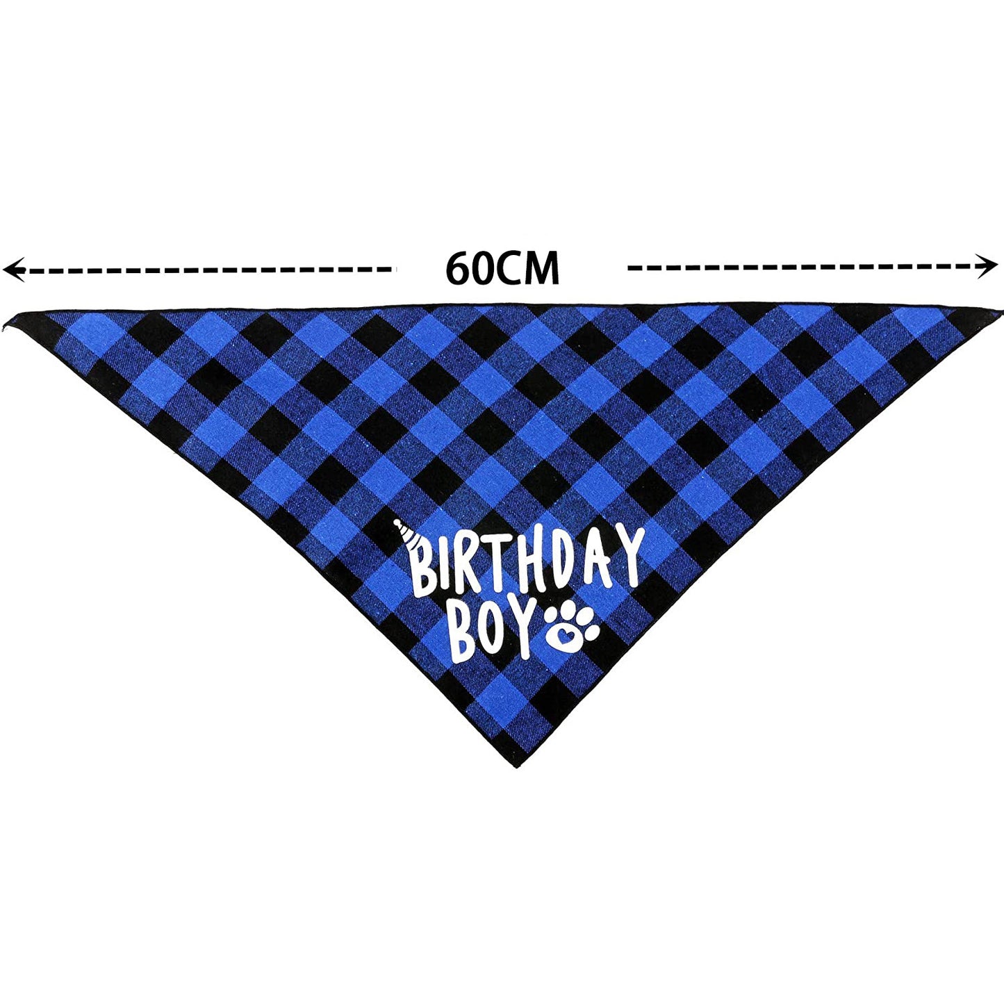 Kit Anniversaire pour Animal – Chapeau et Foulard Triangle Mignon - Furlo
