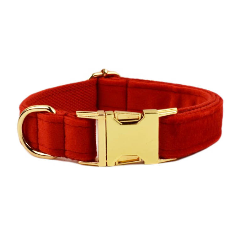 Collier velours pour chien réglable – vue 4