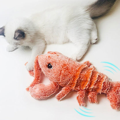 Homard Sauteur Rechargeable USB pour Chat – Jouet Interactif avec Herbe à Chat - Furlo