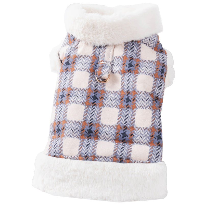Gilet Chaud en Velours Style British pour Petit Chien et Chat – Automne Hiver - Furlo