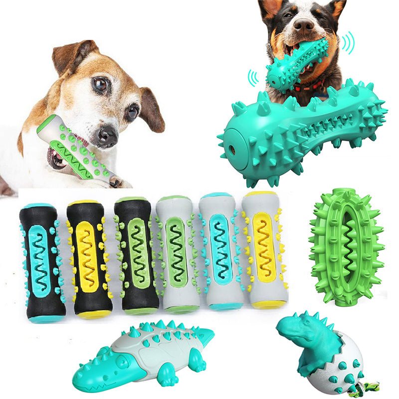 Jouet Molaire en TPR pour Chien – 6 Styles Nettoyant les Dents - Furlo