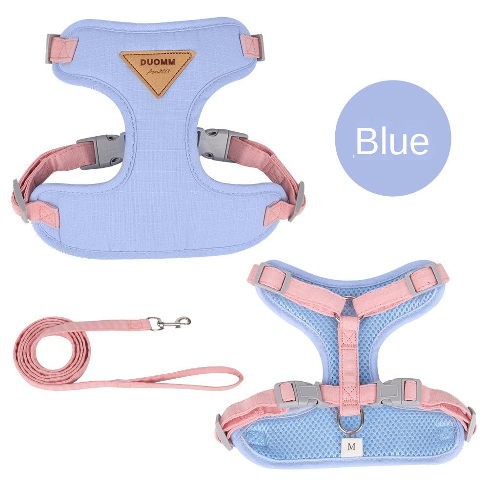 Harnais Maille Anti-Fugue pour Chat – Laisse Outdoor Ajustable | 4 Coloris, Tailles XS à L - Furlo