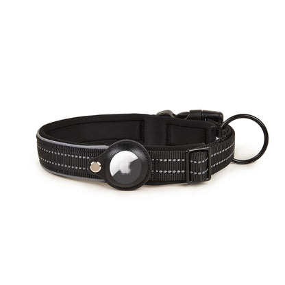 Collier Porte-Localisateur GPS pour Chien Compatible Apple AirTag – Anti-Perte Réglable - Furlo7611442ACB924BD684C835D98B34AD51