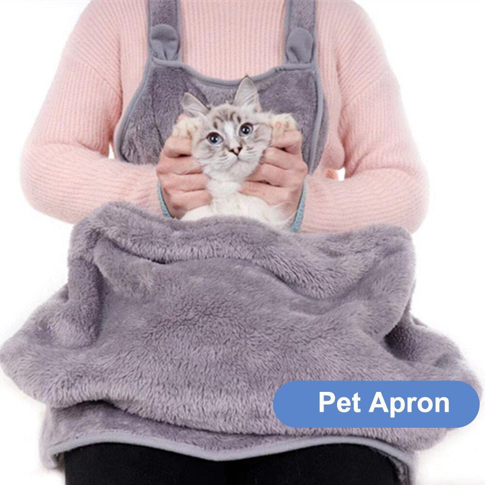 Tablier Peluche Anti-Poils pour Animal – Bavoir Confortable avec Grande Poche - Furlo261F7F3107E1439AA876BAEB64BAF68B