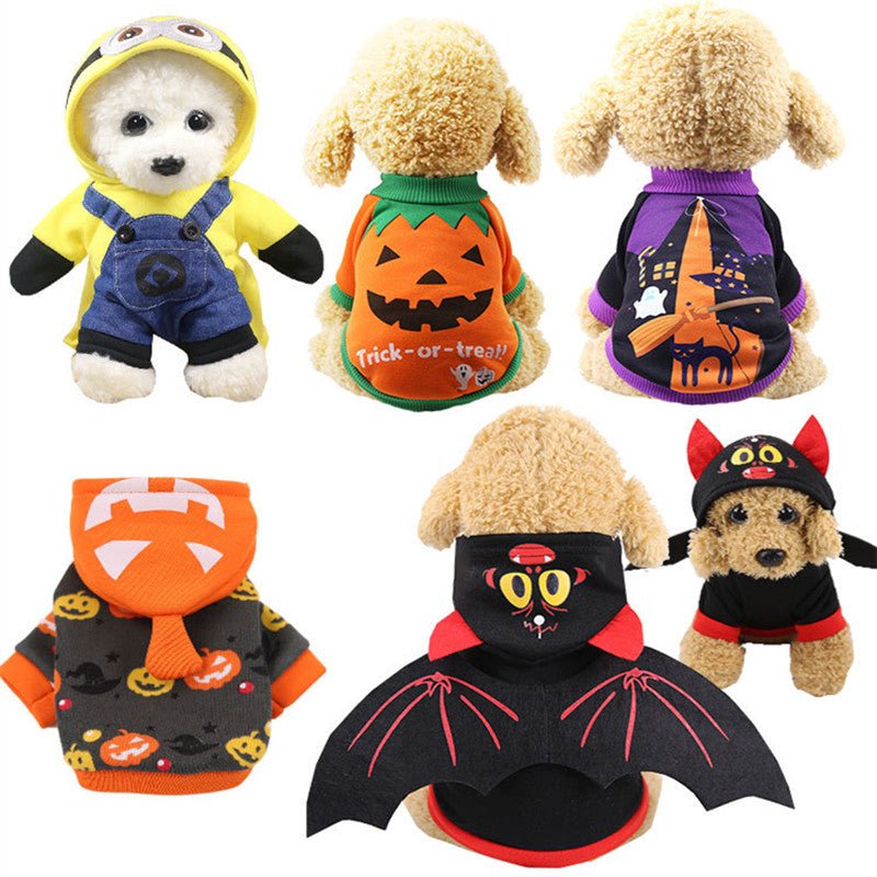 Costume Halloween Ange pour Chien et Chat – 14 Coloris XS à XXL - Furlo