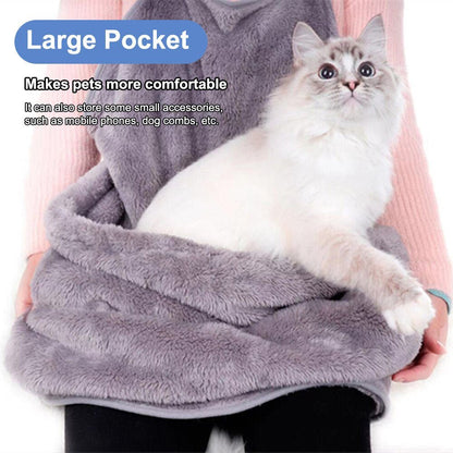 Tablier Peluche Anti-Poils pour Animal – Bavoir Confortable avec Grande Poche - Furlo261F7F3107E1439AA876BAEB64BAF68B