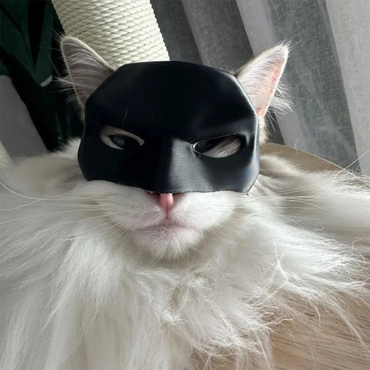 Masque Chat Chauve-Souris Avenger – Masque Demi-Visage Fait Main pour Halloween & Cosplay - Furlo