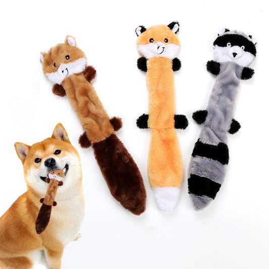 Peluche Sonore Anti-Morsure pour Chien – Jouet Résistant 3 Coloris - Furlo