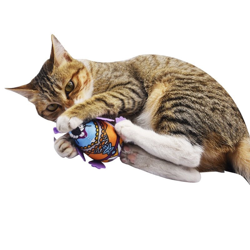 Souris en Peluche Interactive pour Chat – Herbe à Chat & Clochette Longue Queue - Furlo