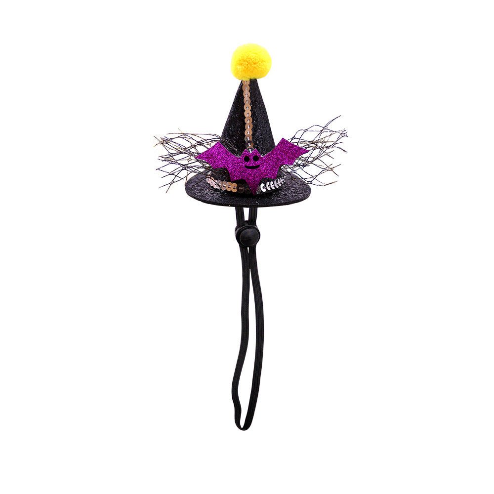 Mini Chapeau Halloween Ajustable pour Chat & Chien – Tissu Tissé Main | Style Britannique - Furlo