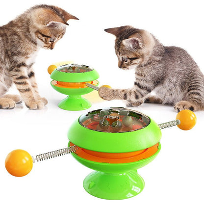 Tourniquet Baguette & Balle Catnip pour Chat – Jouet Taquin Interactif en Plastique - Furlo